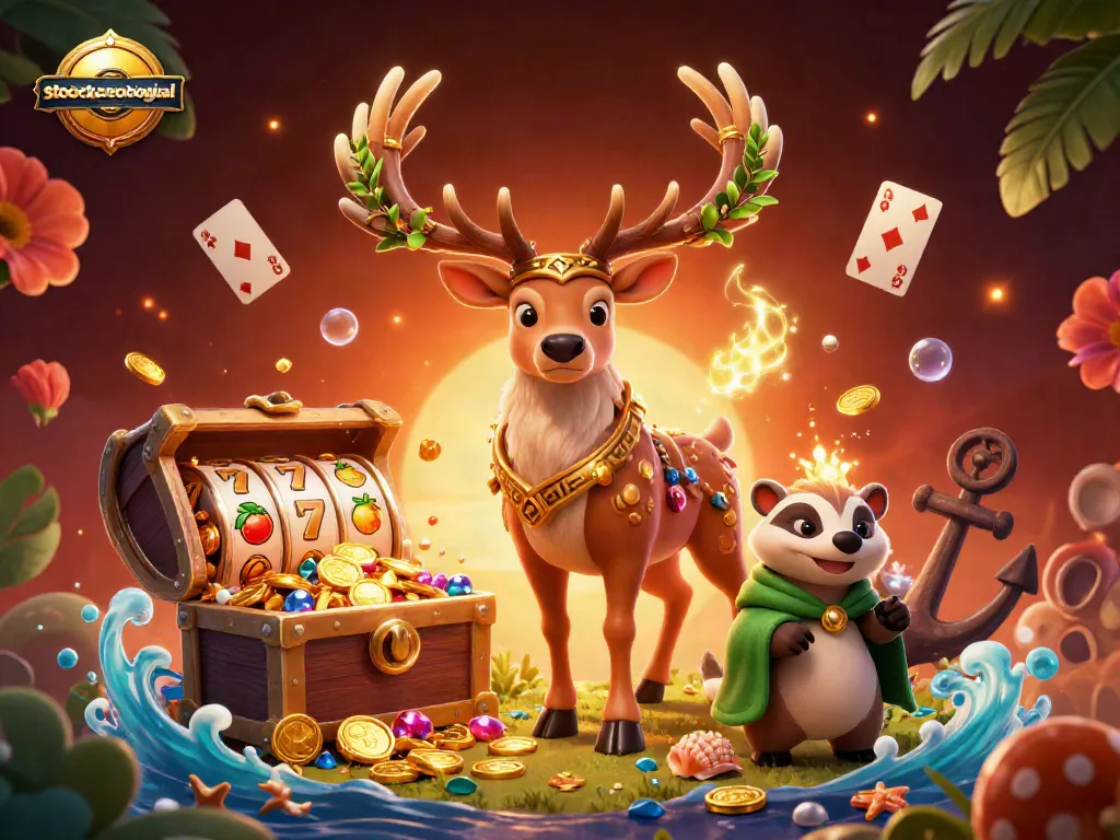 Engage in thrilling gameplay featuring stoeckerecological-themed slots with druid symbols and treasures.